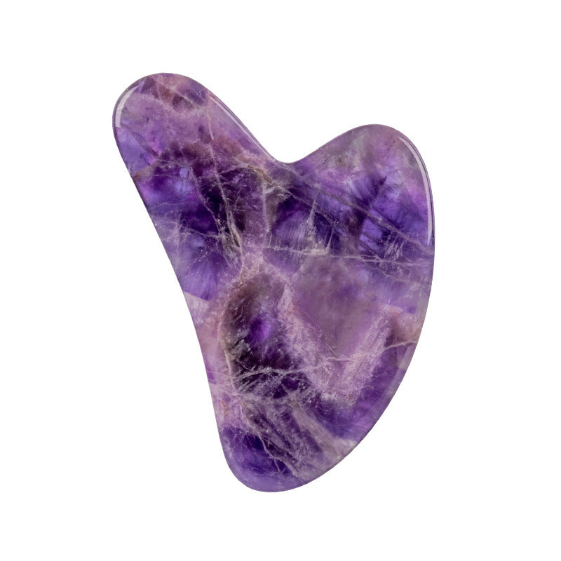 Radiance Amethyst Roller Kit with Heart Gua Sha