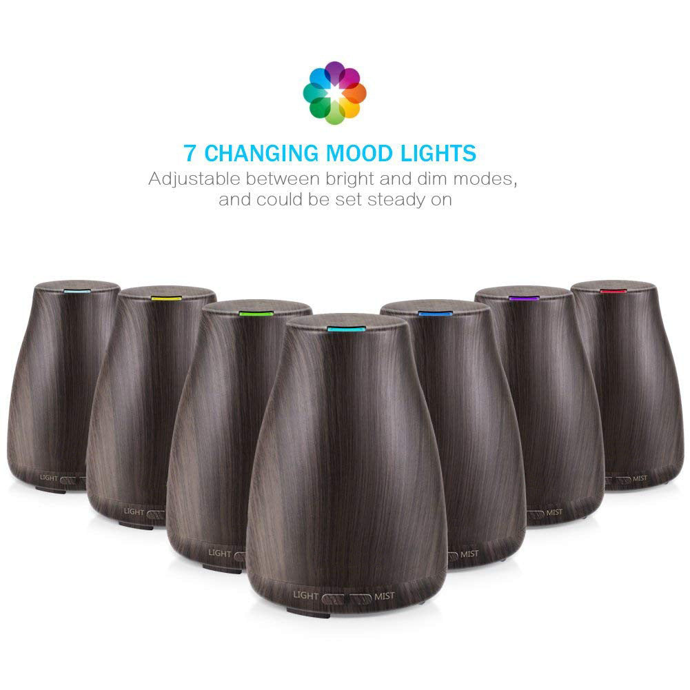 Calm Your Space – Elegant Wood Grain Aroma Diffuser