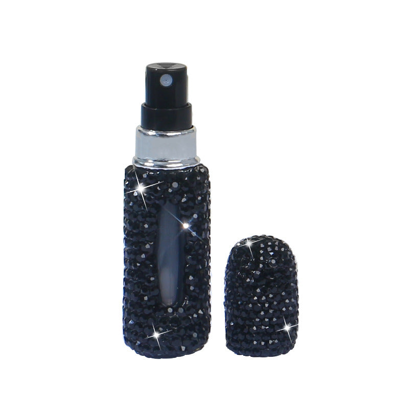 Luxury 5ml Diamond Perfume Bottle – Portable Refillable Travel Sprayer