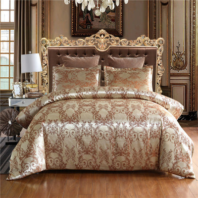 Luxury European Satin Bedding for a Cozy Night’s Sleep