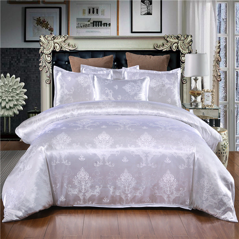 Luxury European Satin Bedding for a Cozy Night’s Sleep