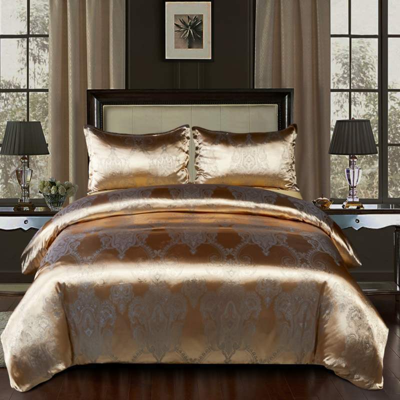 Luxury European Satin Bedding for a Cozy Night’s Sleep