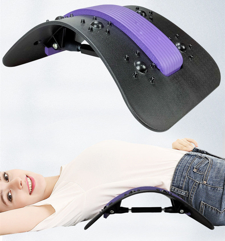 Back Relief Made Easy – Lumbar Massage & Stretch Tool