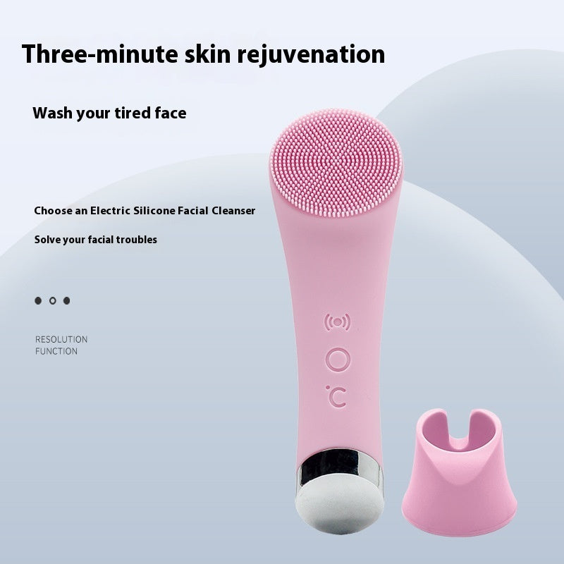 RadiantSkin Heated Facial Cleansing Brush for Daily Glow