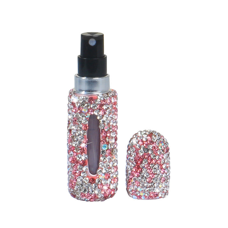 Luxury 5ml Diamond Perfume Bottle – Portable Refillable Travel Sprayer