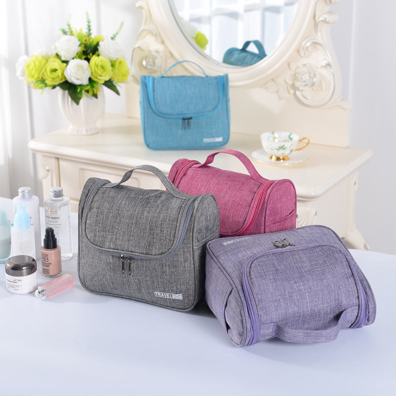 Folding Toiletry Bag Organizer – Travel Cosmetic Storage for Everyday Use