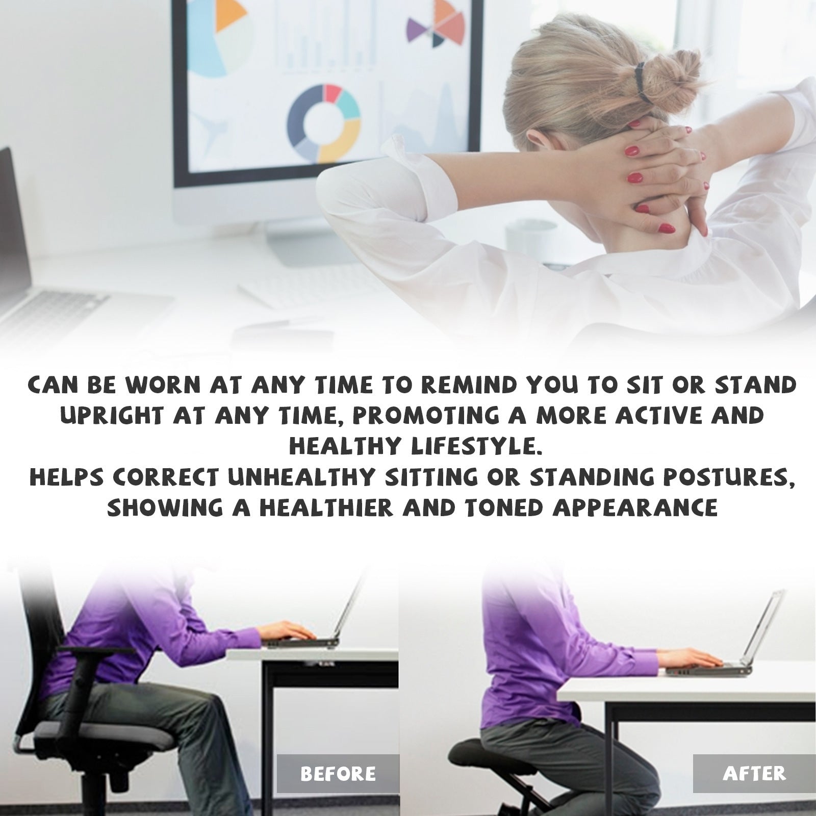 Comfort Posture Corrector Belt for Daily Back Support