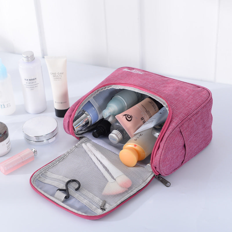 Folding Toiletry Bag Organizer – Travel Cosmetic Storage for Everyday Use