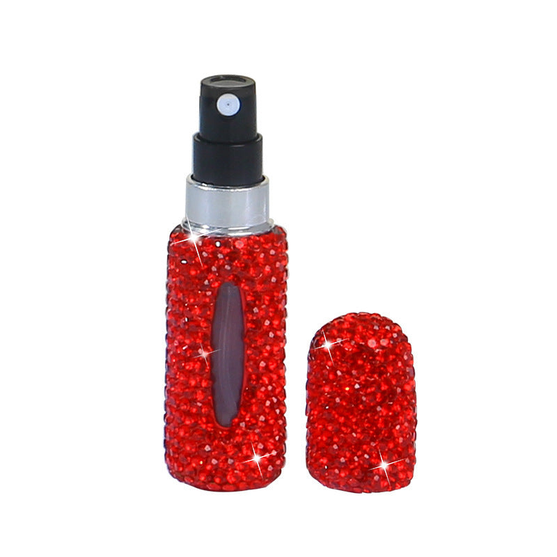 Luxury 5ml Diamond Perfume Bottle – Portable Refillable Travel Sprayer