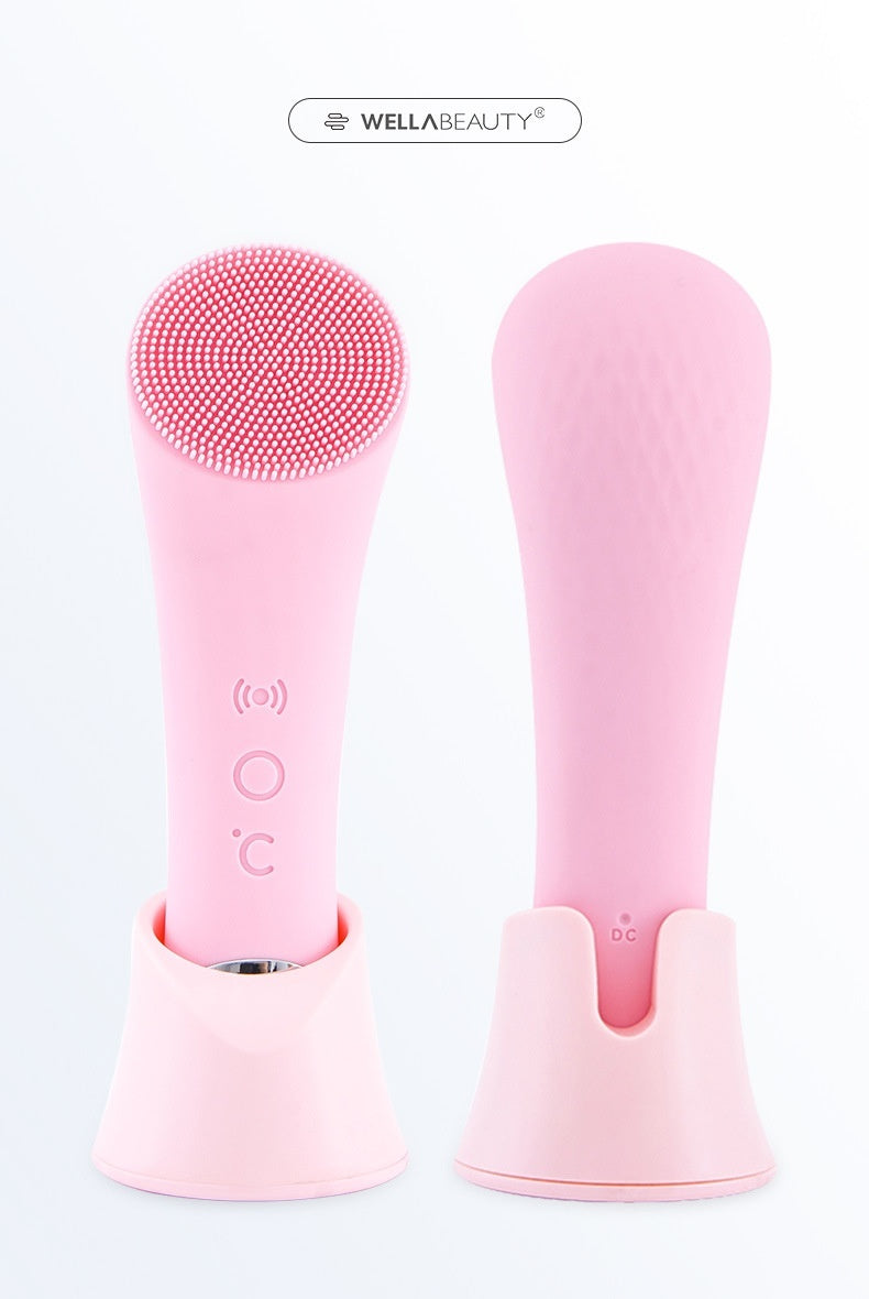 RadiantSkin Heated Facial Cleansing Brush for Daily Glow